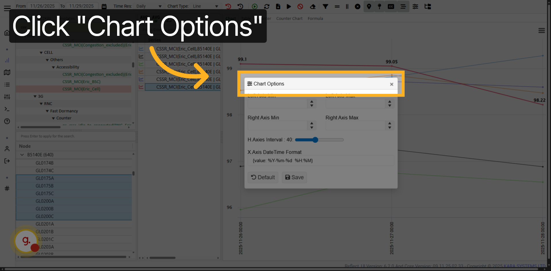 Open Axis Configuration